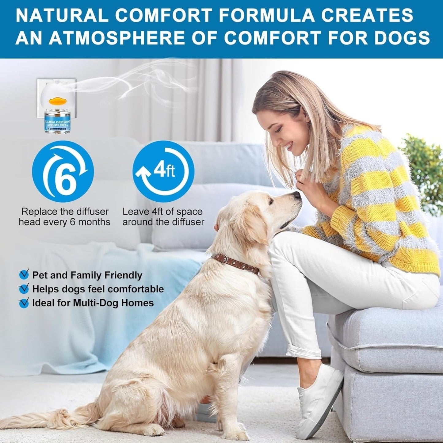 OptiCalm™ - Advanced Dog Calming Diffuser