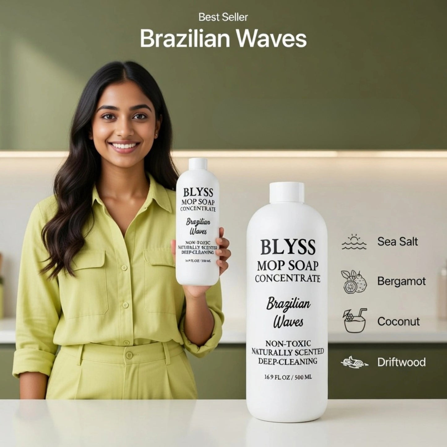 Blyss Natural Scented Mop Soap