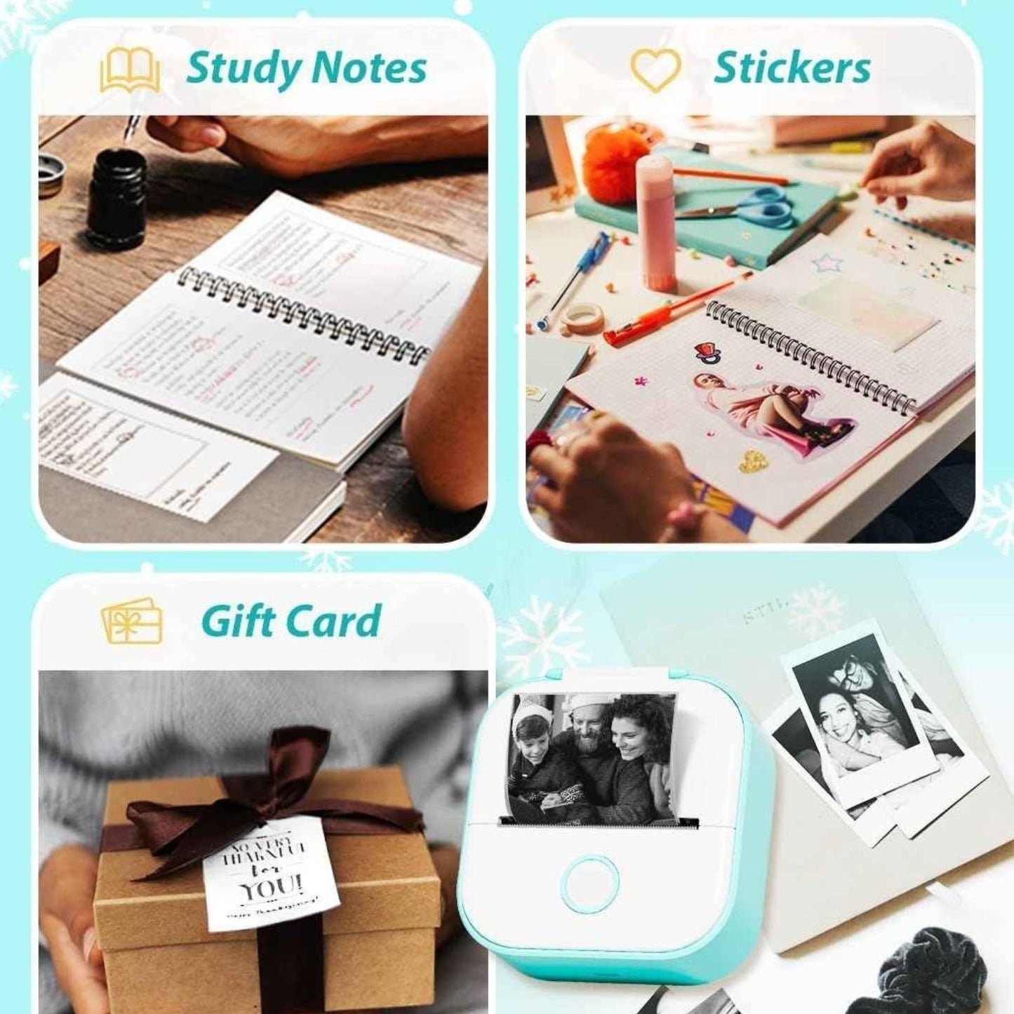 PrintPop™ - Portable Mini Printer